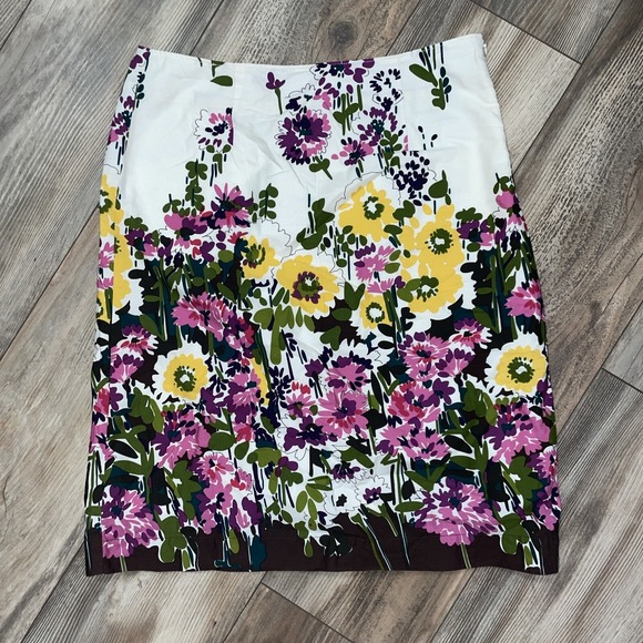 Bass Dresses & Skirts - Heritage Collection By BASS Floral Cotton Skirt Sz 4 Women—A25